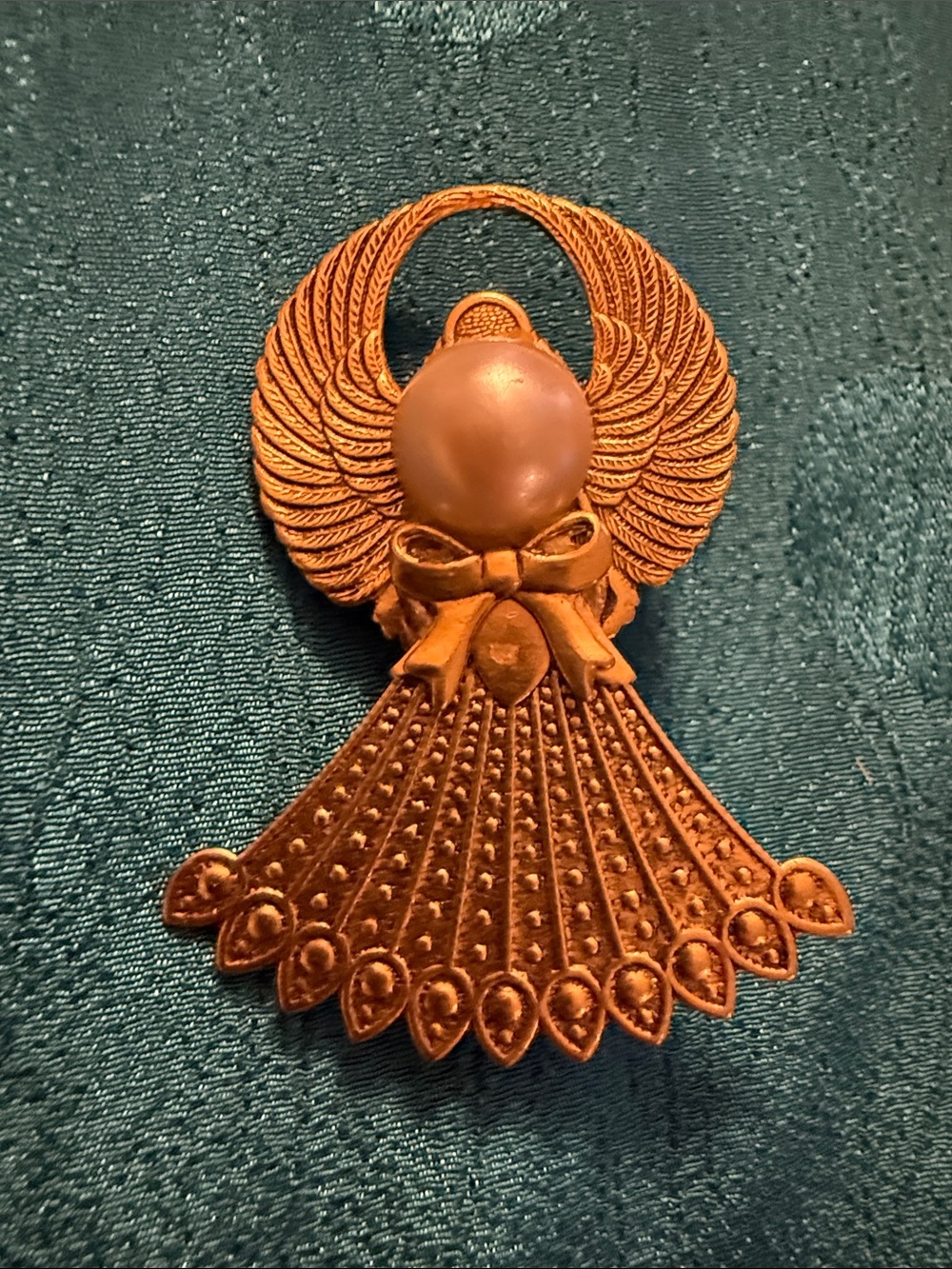 Gold Angel Wing brooch